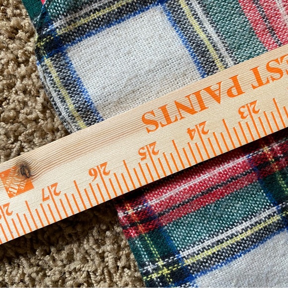 Chad Stevens tartan ivory plaid Christmas blazer open women’s small - Picture 6 of 12